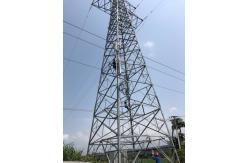 China Angle Steel Q355B Q255B 110KV Lattice Transmission Tower supplier