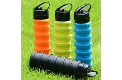 China 550ML Sample Free Private Label Collapsible Silicone Water Bottle supplier