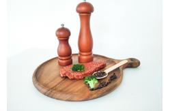 China Elegant Wooden Salt and Pepper Grinders with Ceramic Core supplier