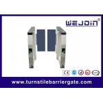High Security Glass Arm Swing Barrier Gate Turnstile With Face Recognition for sale