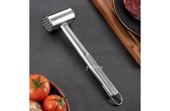 China Stainless steel meat hammer double faced meat tenerizer for knock the beef steak pig steak chicken supplier