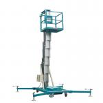120kg Power Elevated Work Platform 12m Vertical Mast Boom Lift