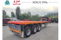 China 3 - Axle Flatbed Trailer 40 Foot Flatbed Trailer 40ft Container Flat Bed Trailer supplier