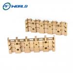 Electronic Turning CNC Brass Parts 5 Axis Zinc Titanium Plating for sale