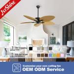 56 1stshine Ceiling Fan with Remote and Big Airflow Plastic Blades Simple Design