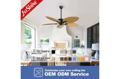 China 56 1stshine Ceiling Fan with Remote and Big Airflow Plastic Blades Simple Design supplier