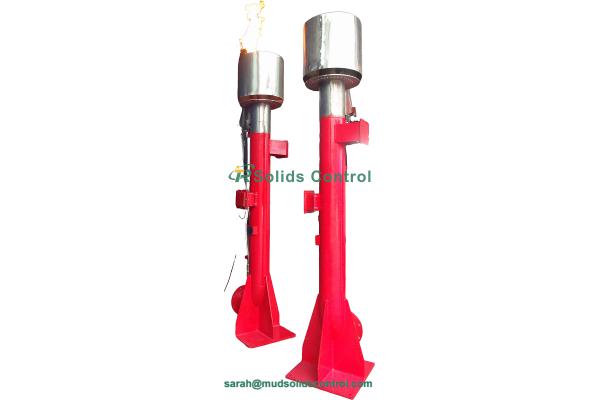 Oilfield Solar & AC Powered Flare Ignition Device For Mud Recycling System