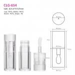Clear PETG Round Lip Gloss Container Cosmetic Jars Recyclable Plastic Bottle Cosmetic Bottles