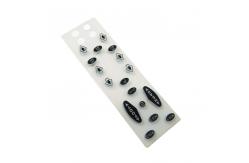 China Custom Design Conductive Custom Color Silicone Rubber Keyboard supplier