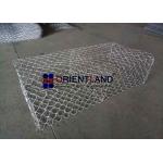 Hot Dipped Galvanized Gabion Box Double Twisted Retaining Wall 2m×1m×1m for sale