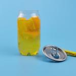 PET Easy Open 0.35L 120mm Orange Juice Plastic Bottle for sale