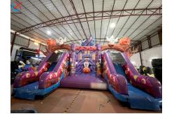 China Commercial Inflatable Fun City Halloween Pumpkins Purple Inflatable Castle supplier
