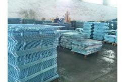 China High Strength Industrial Metal Pallet Cages Warehousing / Component Storage supplier