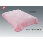 Furry Thick Durable Warm Baby Blanket Children'S Micro Raschel Embossed Blanket for sale