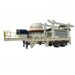 ISO9001 650 TPH Triaxial Mobile Primary Jaw Crusher In Stone Crusher Machine