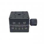 Angle Adjusting Goniometer Table Dovetail Travel Guide Black