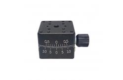 China Angle Adjusting Goniometer Table Dovetail Travel Guide Black supplier
