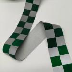 High Durability Reflective Fabric With Printed Checks On for sale