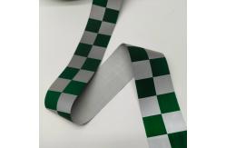 China High Durability Reflective Fabric With Printed Checks On supplier