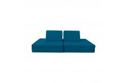 China Flexible Seating Micro-Suede Modular Foam Play Couch For Toddlers supplier