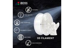 China Coiled Silk PLA Plus White Toughness Enhanced 3D Printer Filament supplier