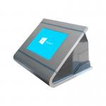 Space Saving Desktop Kiosk With Durable Steel Enclosure IR Touchscreen TFT LCD Display