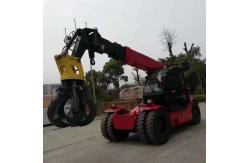 China 10ton Telescopic Crane Loader Mini Front Wheel Drive Low Noise supplier