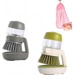 Handheld Dish Soap Brush With Sturdy Nylon Bristles for sale