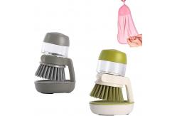 China Handheld Dish Soap Brush With Sturdy Nylon Bristles supplier