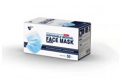 China Three Layer Earloop Style Disposable Medical Face Mask supplier