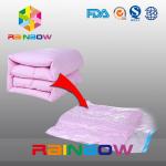 Clear Quilt Compressed Food Vacuum Seal Bags / Costom Plastic Vacuum Storage Pouches for sale