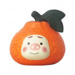Ceramic Jars Kawaii Orange Jar for Desk Small Items for sale