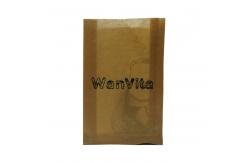 China Foods Translucent Biodegradable Wax Paper Bags With Adhesive Strip Gusset Glassine Envelopes supplier