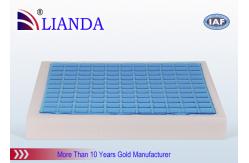 China Blue Memory Foam Cushion Coccyx Othopedic Cooling Gel Cushion Pad supplier