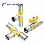 Multilayer Composite Pipe Fittings Brass Pex Al Pex Gas Pipe Press Fittings
