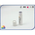 Customized Logo Matte Lamination 4C Printed Paper Packaging Tube Embossing