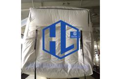 China 20 Foot Fish Meal Dry Bulk Container Liner 3 Side Zipper supplier