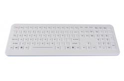 China Cleanable medical keyboards with integrated numeric keypad 12 FN keys supplier