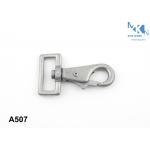 Metal Button Push Bag Snap Hook Hand Polished With Hanging Plating
