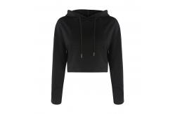 China Crop Top Anti Pilling Oversized Off The Shoulder Sweatshirt supplier