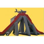 Summer Crazy Hot Inflatable Slides Adult N Kids Toboggan Inflatable Aqua Slide for sale