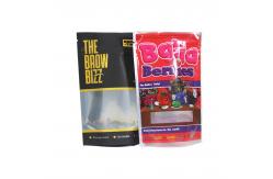 China Custom See Through Mylar Packaging Bags For Gummies Cookies Stand Up Pouch supplier
