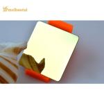 Mirror Finish Coloured Stainless Steel Sheet 0.65mm Thickness for sale
