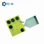 PCB Silicone Rubber Keypad Custom 3M468 Matte Surface Memrbane Keypad for sale