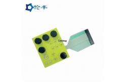 China PCB Silicone Rubber Keypad Custom 3M468 Matte Surface Memrbane Keypad supplier