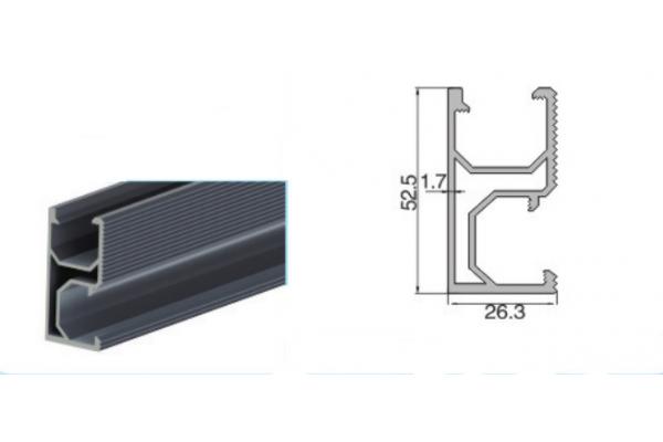 Aluminum Solar Panel Mounting Rail / Solar Mounting Systems Mounting Splice for residential