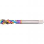 2 Flute Colored Coated Cobalt Spiral Tap for Aluminum Motorize Surface Finishing Tin Coating for sale