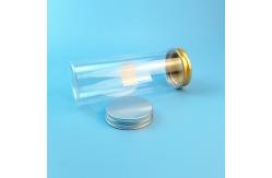 China Round Square 500ml 17oz Transparent Plastic Food Jars supplier