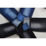 Colored Weft Stretch Denim Twill Fabric 59 With Black Blue White Mixed Color In Back Side for sale