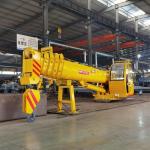 Rotation 360 Degree Marine Hydraulic Crane Telescopic Boom With Safety System